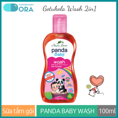 Sữa tắm gội toàn thân cho bé Panda Baby Wash Body and Hair 100ml