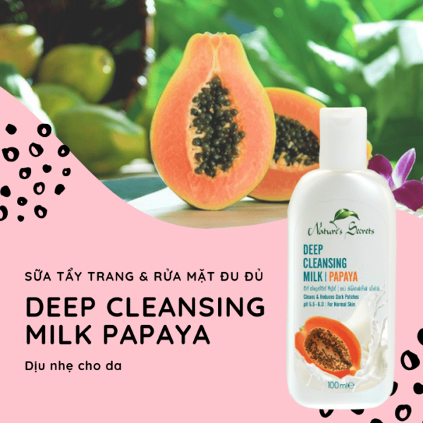 Sữa rửa mặt tẩy trang 2in1 Papaya