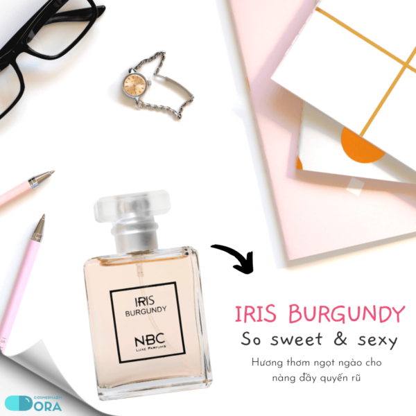 Iris Burgundy