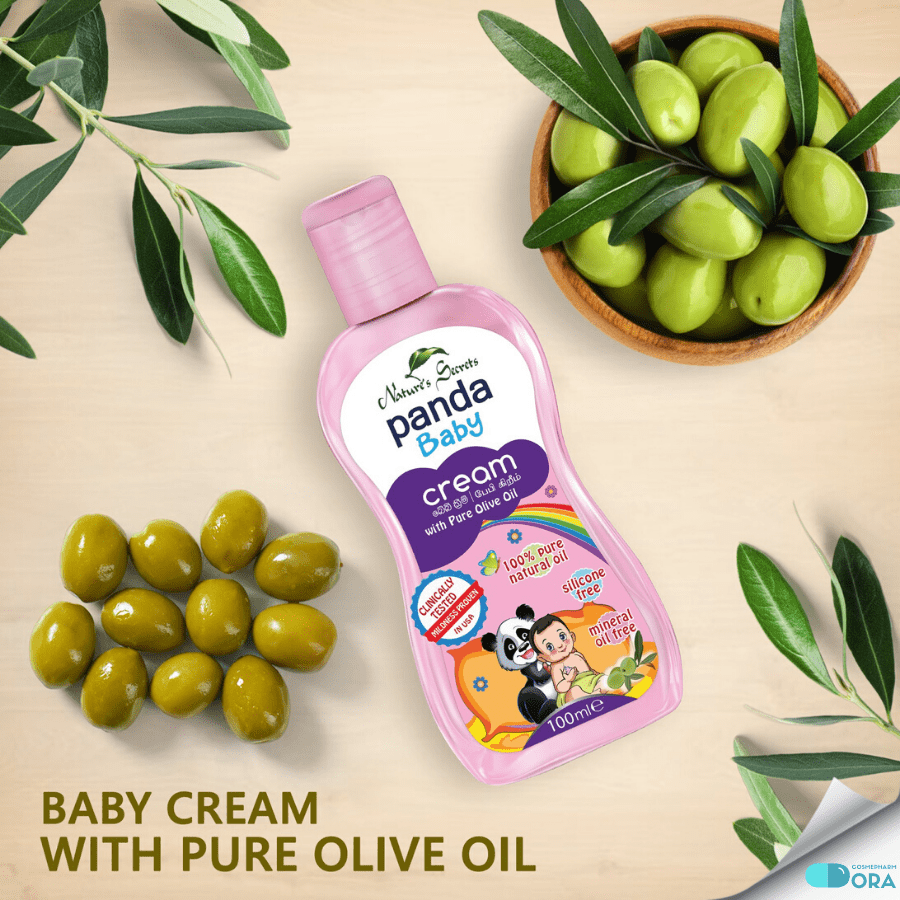 Kem dưỡng da cho bé Panda Baby Cream With Pure Olive Oil